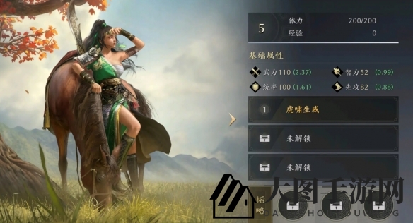 《三国：谋定天下》关银屏武将图鉴概览