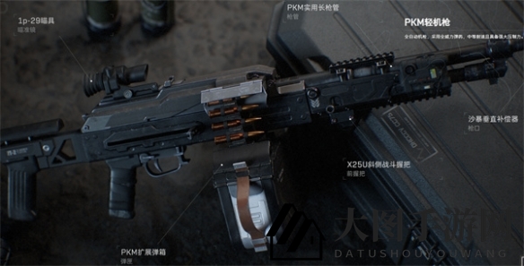 《三角洲行动》PKM轻机枪属性详解