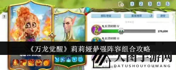 《万龙觉醒》莉莉娅顶尖战队配置攻略