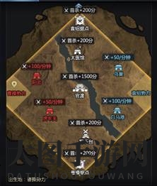 《三国群英传：霸王之业》跨服战地图建筑详解