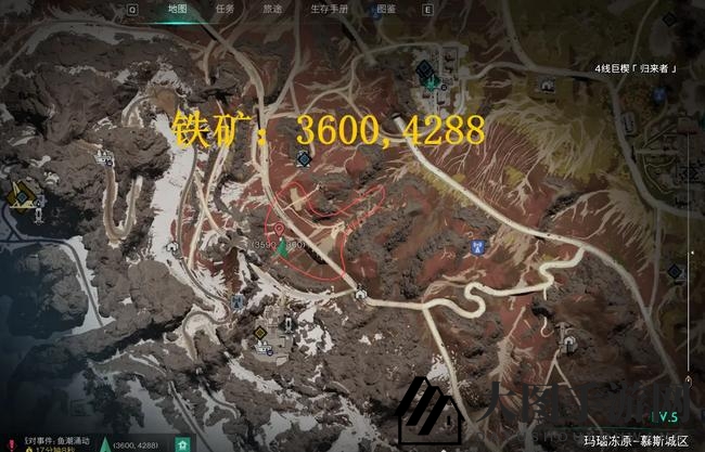 《七日世界》第一阶段矿物分布大全