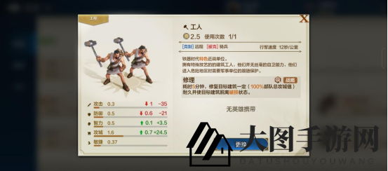 《世界启元》兵种系统之近战兵种