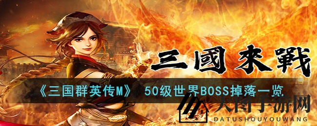 《三国群英传M》 50级世界BOSS掉落一览