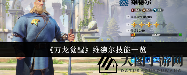 《万龙觉醒》冰霜奇才维德尔，神秘技能大揭秘：冰封奥秘尽收眼底