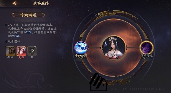 《乱世逐鹿》大乔羁绊阵容搭配攻略