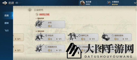 《世界启元》兵种系统之近战兵种