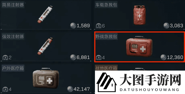 《三角洲行动》药品图鉴