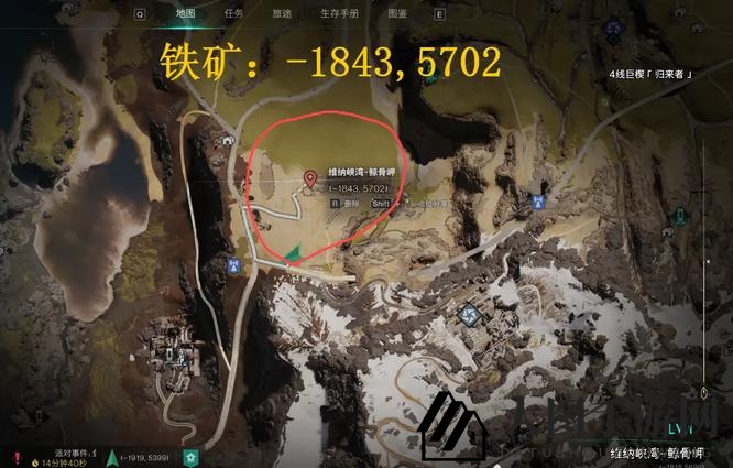 《七日世界》第一阶段矿物分布大全