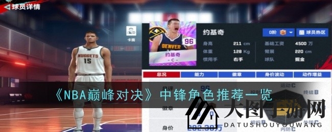 《NBA巅峰对决》中锋实力解析：约基奇力压群雄，戴维斯全能表现引关注