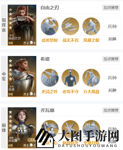 《世界启元》自由之刃+乔瓦娜阵容搭配推荐