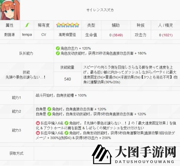 《世界弹射物语》赛马娘无声铃鹿技能大揭秘