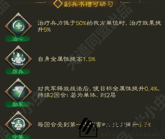 《三国志战棋版》S3其徐如林兵书介绍一览